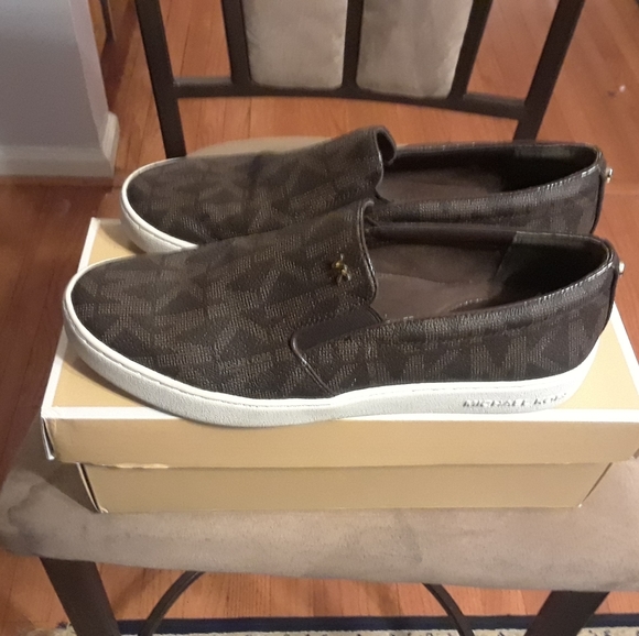 Michael Kors Shoes - Mk  slip_on flat logo sneakers